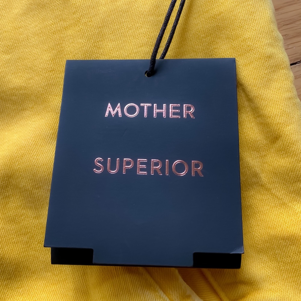 MOTHER Double Zip Hoodie Jacket The Devil May Care- Old Gold - Picture 8 of 9